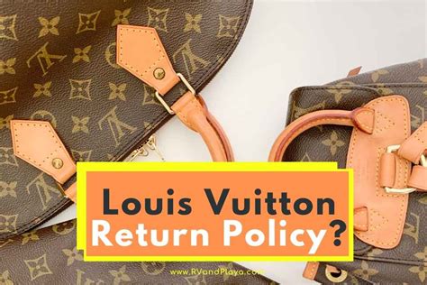 does louis vuitton have a return policy|louis vuitton return policy usa.